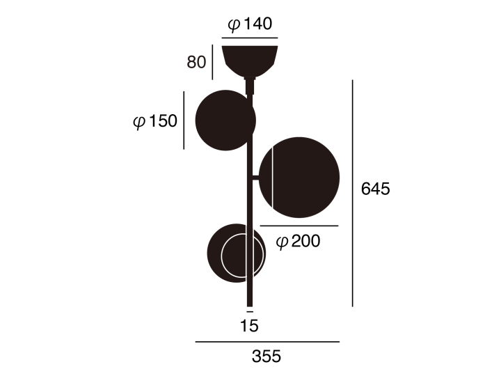 ブリスバーチカル3シーリングライト BLISS VERTICAL3 CEILING LIGHT AW-0655  【ARTWORKSTUDIO】アートワークスタジオ