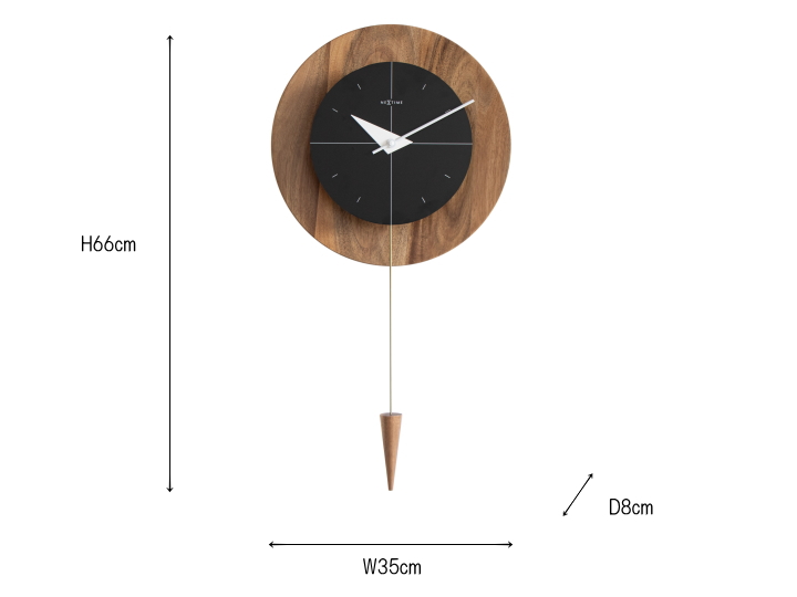 NEXTIME ネクスタイム NEL PENDULUM ネルペンデュラム ウォールクロック 掛け時計 振り子時計 NXT-J039