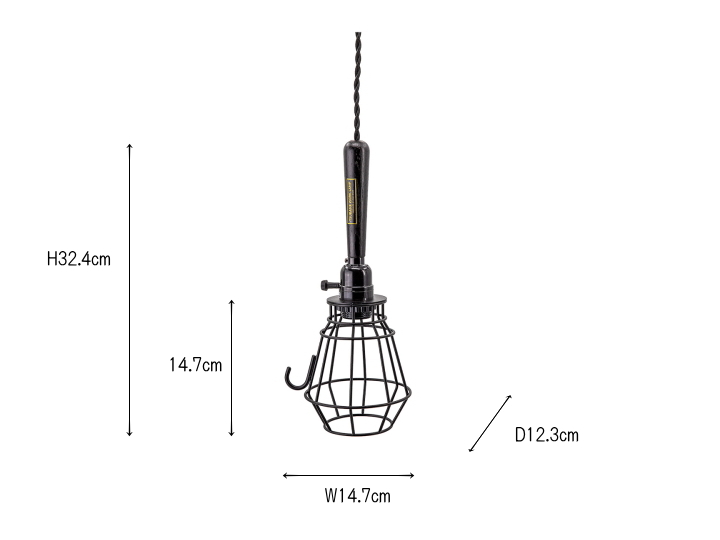 ツバメワークランプ TSUBAME WORK LAMP 1灯 TC-1077 TC-1078【TIC】