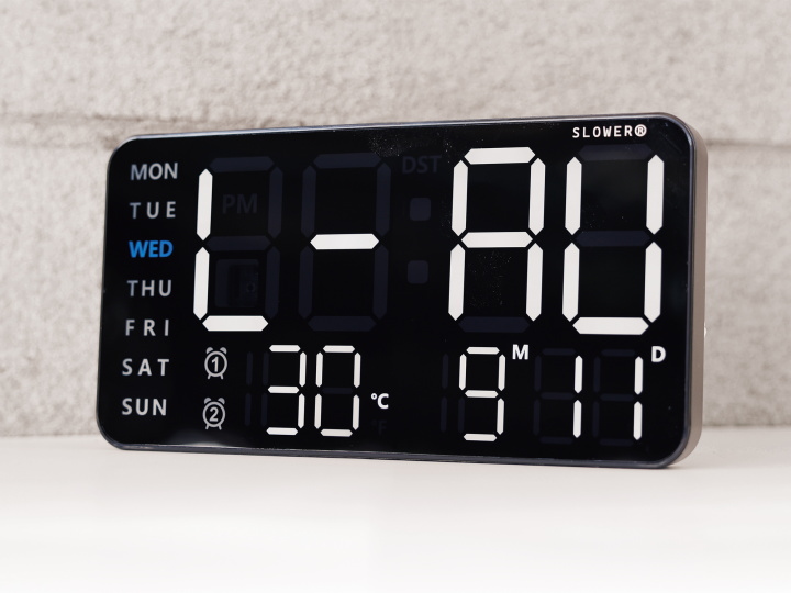 LED クロック シエロ LED CLOCK CIELO　置き掛け兼用 SLW366 SLOWER（スロウワー）