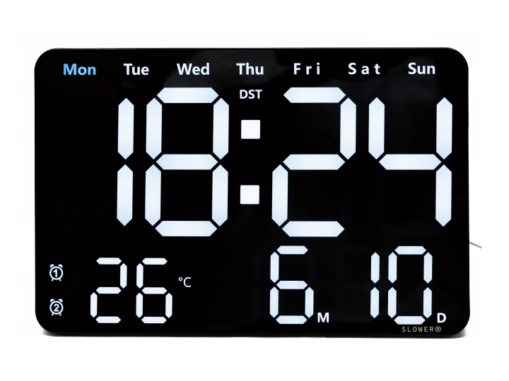 LED クロック ビエント LED CLOCK VIENTO 置き掛け兼用 SLW368 SLOWER（スロウワー）